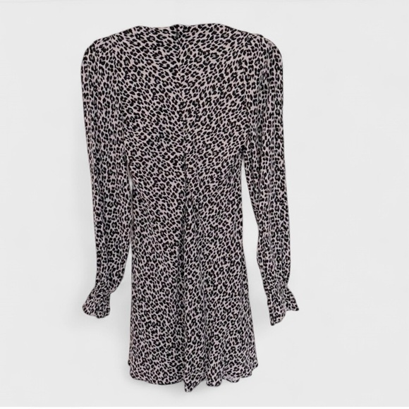 ZARA-Animal Print dress-size Small-black/white-NWT-Retail $50 - Picture 4 of 12